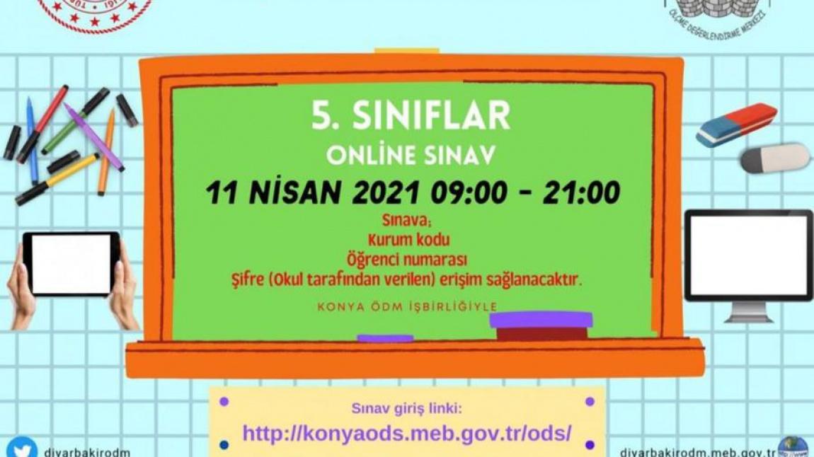 5 sinif online sinav 11 nisan 2021 merkez ortaokulu